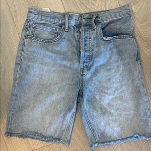 Denim Forum Light Blue Jean Shorts